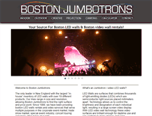 Tablet Screenshot of bostonjumbotrons.com